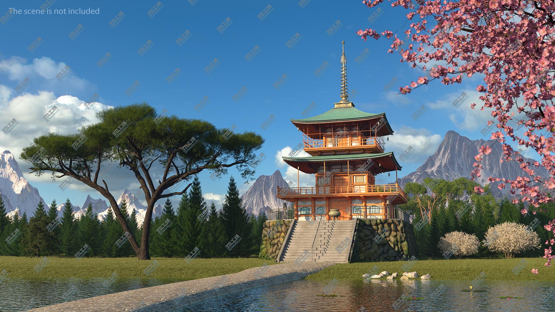 images/goods_img/202104091/Traditional Japanese Temple 3D model/4.jpg